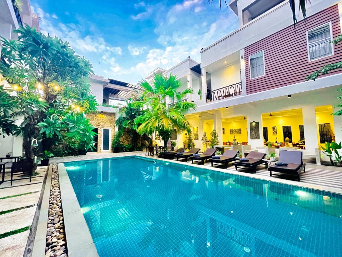 Boutique Indochine D'Angkor Otel Siem Reap Dış mekan fotoğraf