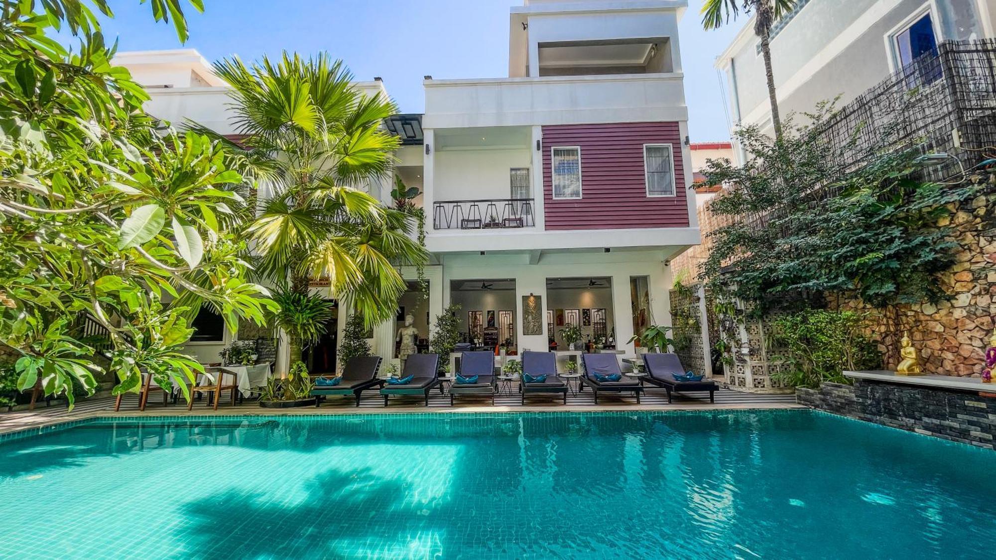 Boutique Indochine D'Angkor Otel Siem Reap Dış mekan fotoğraf