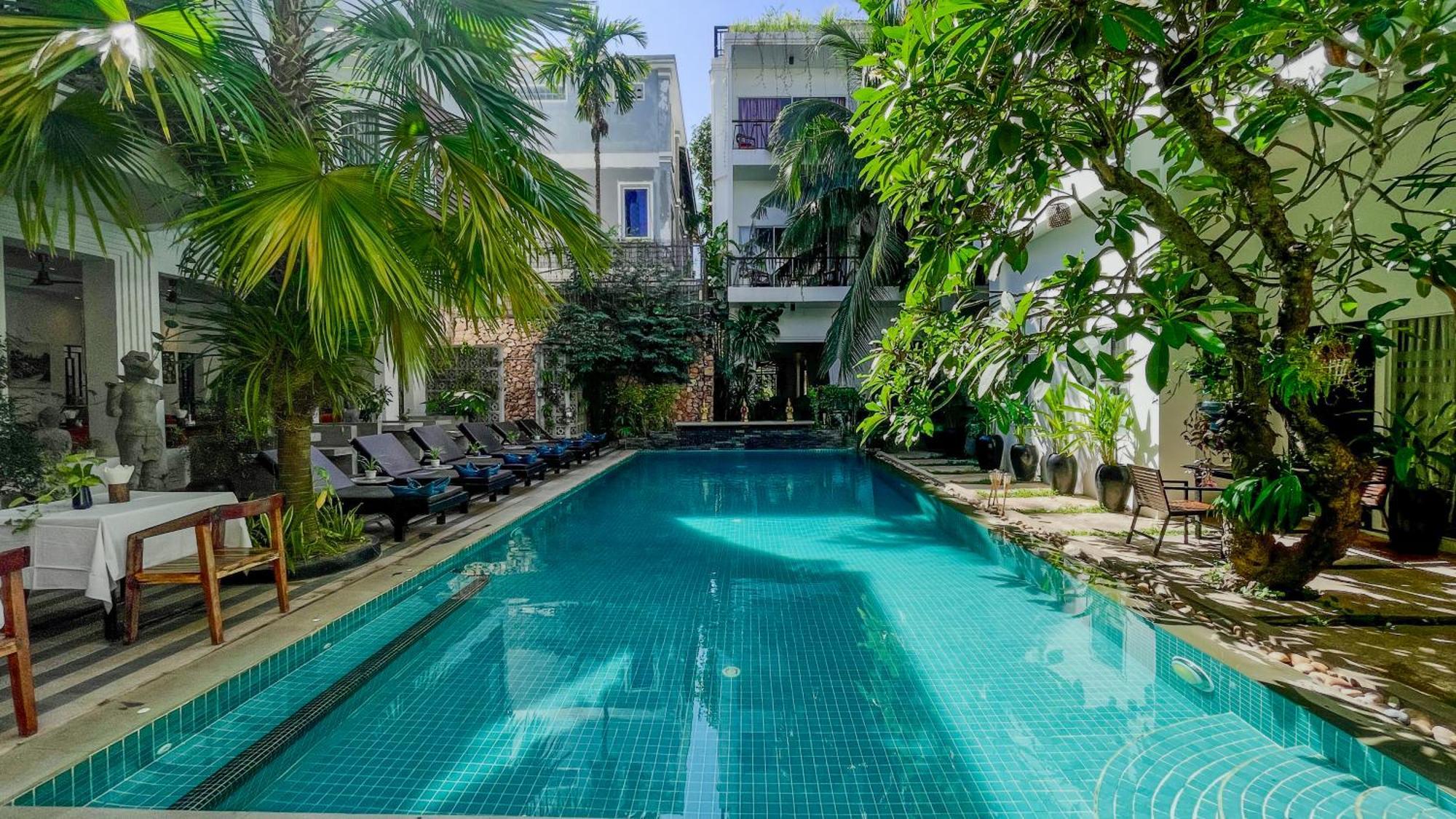 Boutique Indochine D'Angkor Otel Siem Reap Dış mekan fotoğraf