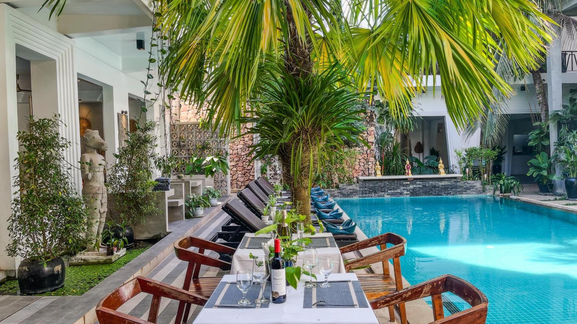 Boutique Indochine D'Angkor Otel Siem Reap Dış mekan fotoğraf