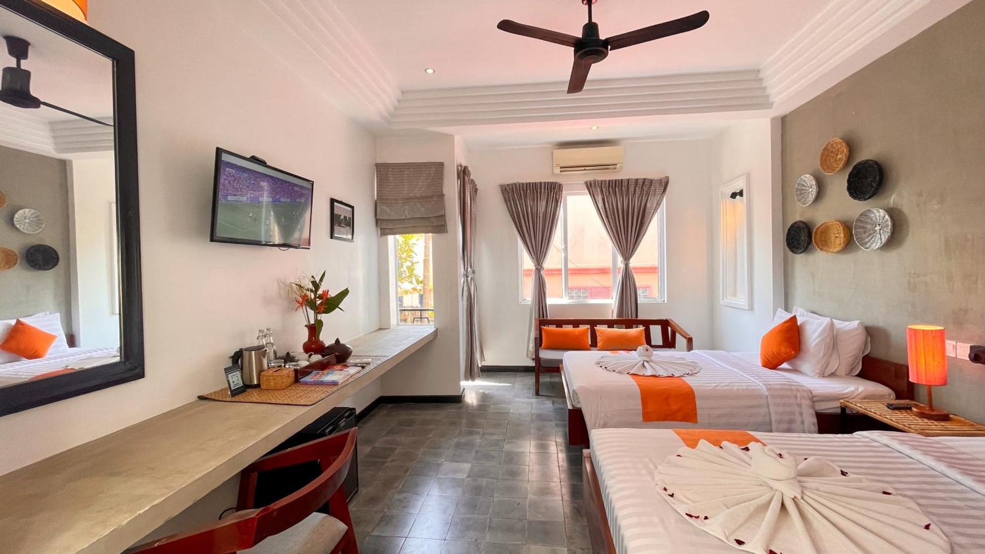 Boutique Indochine D'Angkor Otel Siem Reap Oda fotoğraf